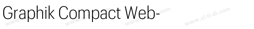 Graphik Compact Web字体转换